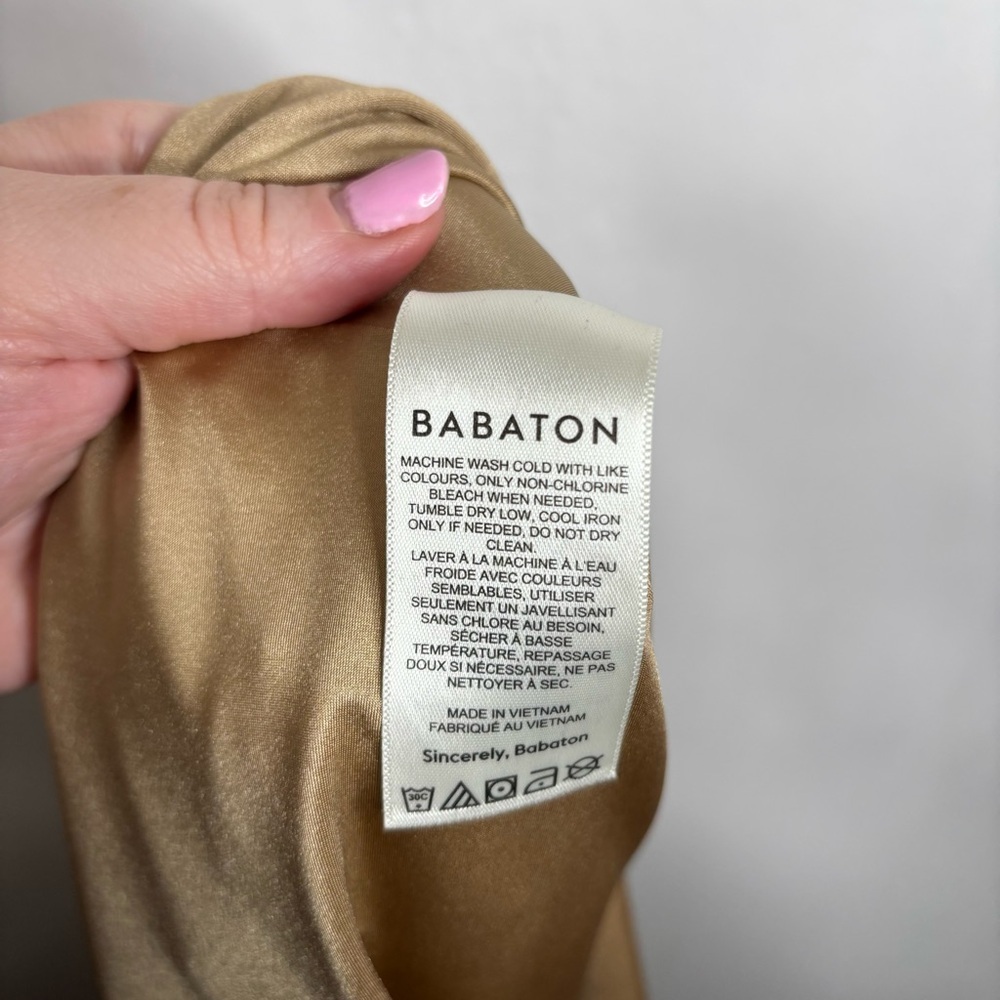 NWT Aritzia Babaton Contour Squareneck Longsleeve Bodysuit size Medium - Picture 6 of 9